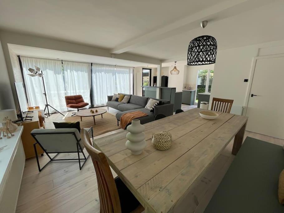 Modern Beach House For 12 Pers! With Jacuzzi Julianadorp Zewnętrze zdjęcie
